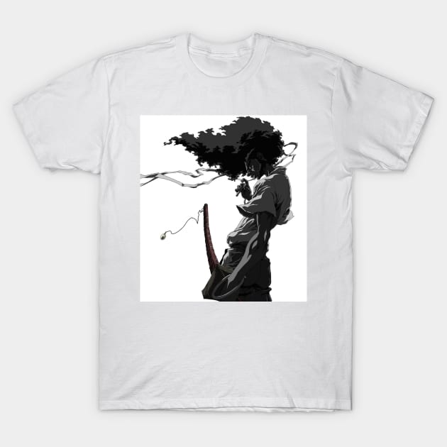 Afro Samurai T-Shirt by ElMojojojo